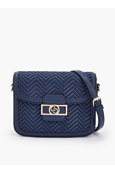Celeste Textured Crossbody Bag with Detachable Strap