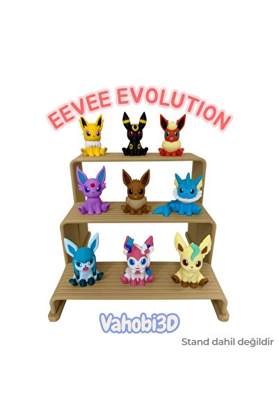 vahobi3d 9'lu Eevee Evrimleri Seti