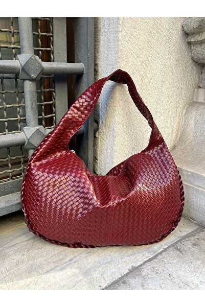 ELYSORA BAG&ACCESSORIS Knitted Detailed Casual Women's Handbag and Shoulder Bag
