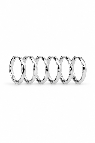 Jack Ferrero Women's 3 Pairs 6 Pieces Set Earring Set