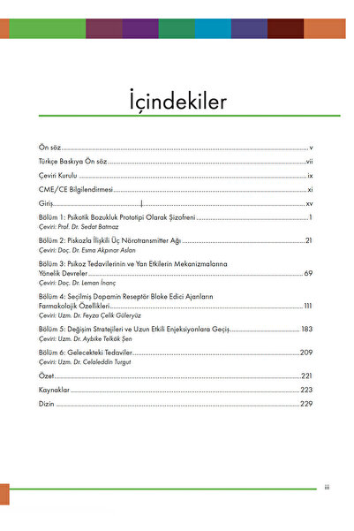 İstanbul Tıp Kitabevi Görsellerle Stahl Psikoz İçin Farmakolojik Tedaviler