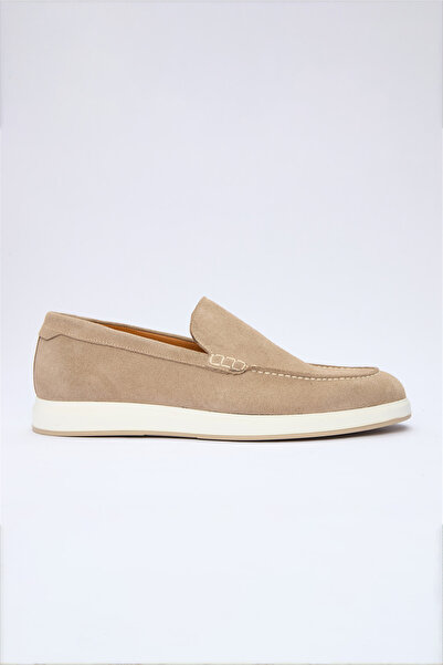 İmza Brown Laceless Suede 100% Leather Shoes 1033260157