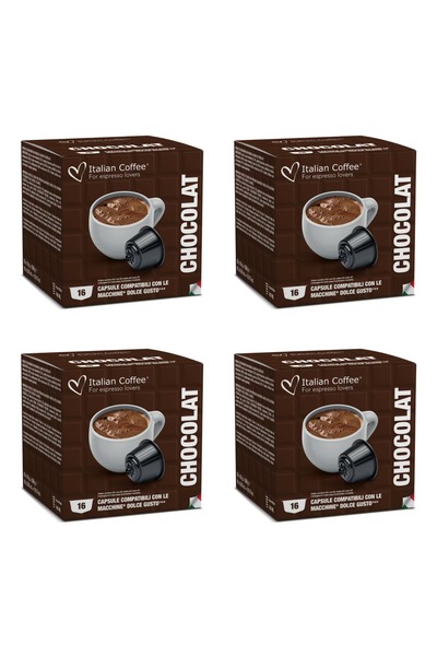 Italian Coffee Ciocolata Calda-64 Capsule-Compatibile Dolce Gusto