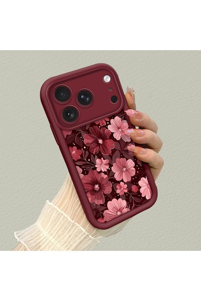 CHICASELUX iPhone 17 Pro Compatible Fashionable Spring Flower Pattern Case, S...