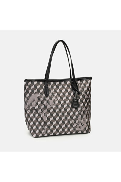 Ln LOUP New Classic Checkerboard Print Large Tote Bag - Vintage Women's Shoul...