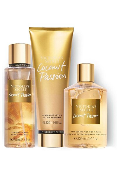 Victoria's Secret Coconut Passion Mist, Lotion and Body wash
