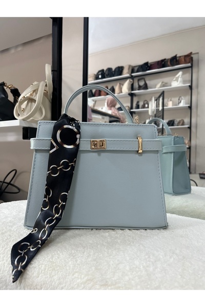 ÇANTA Mayla Bags Kadın Eşarp Detaylı El Ve Omuz Çantası Klasik El Çantası