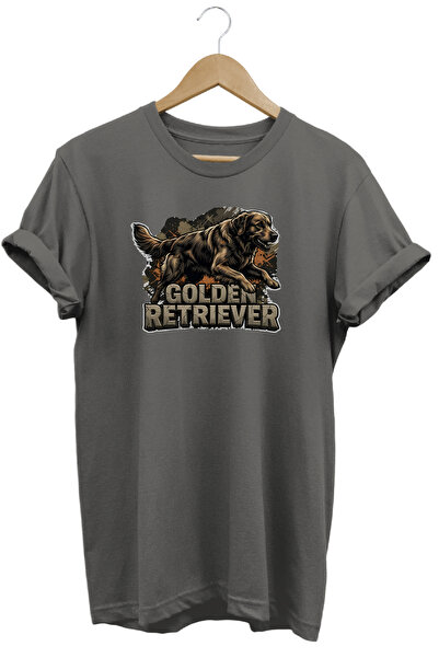 WİDİ Unisex Basset Hound Printed T-Shirt - Hunter Dogs Series Crew Neck Cotto...