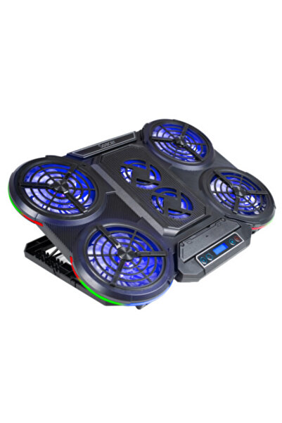 Spacer Cooler Pad Gaming - SPNS-Gaming-6F, Black