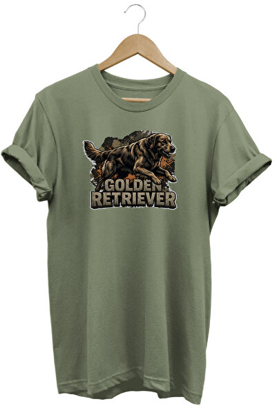 WİDİ Unisex Basset Hound Printed T-Shirt - Hunter Dogs Series Crew Neck Cotto...