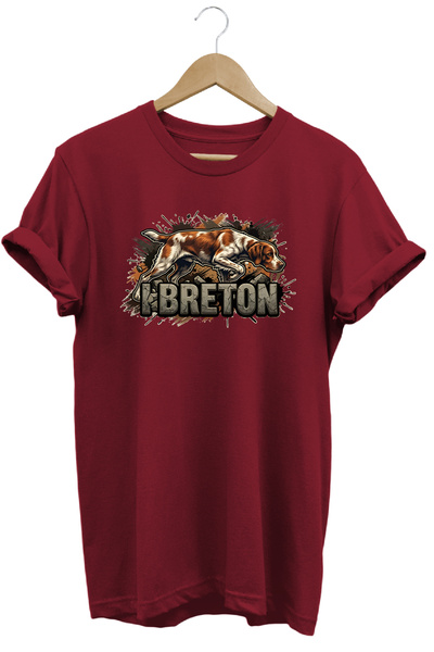 WİDİ Unisex Basset Hound Printed T-Shirt - Hunter Dogs Series Crew Neck Cotto...