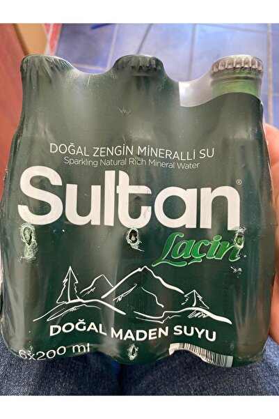 Sultan Su Sultan Doğal Maden Suyu Sade Soda 24x200ml