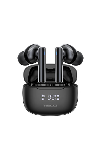 Recci REP-W77 Warrior TWS Ενδοωτικά Ακουστικά Bluetooth Handsfree με Θήκη Φόρ...