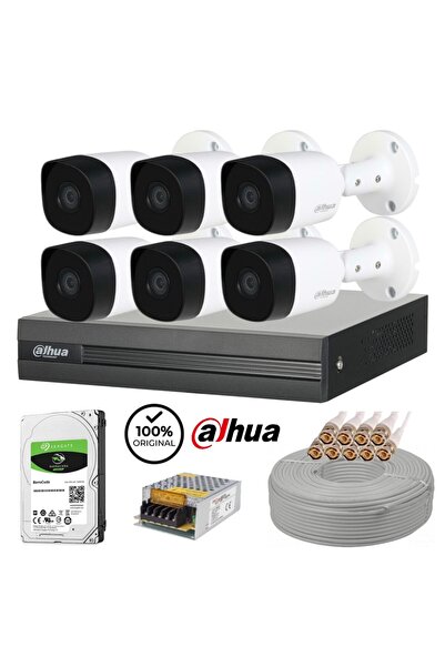 DAHUA 6'lı HD Kamera Sistemi - 1 TB HDD