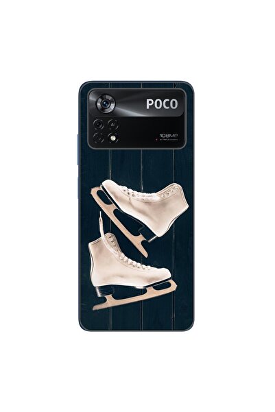 OEM Калъф, съвместим с Xiaomi Poco X4 Pro, силиконов гел TPU модел  "Ледени о...