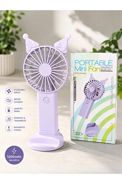 B & S 3 Kademe Taşınabilir Mini El Ve Masa Fanı