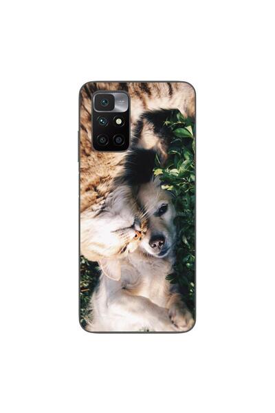 OEM Husa compatibila cu Xiaomi Redmi 10 Silicon Gel Tpu Model Caine si Pisica