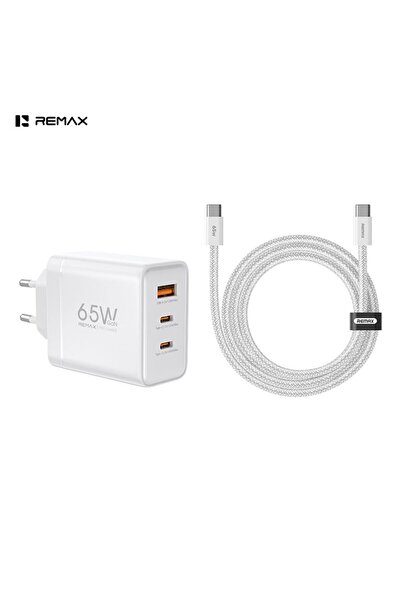 Remax Φορτιστής Tigin Series Fast Charger CA-20(ACC65W) 65W με USB-A+2xUSB-C ...