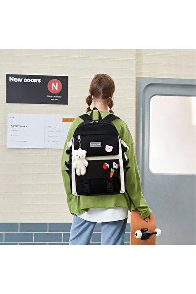 YISYNIM 5-Piece School Backpack Set for Girls Boys, Cute Casual Student Backp...