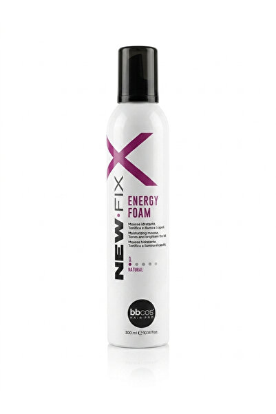 Bbcos Hair Pro Bbcos New Fix Energy Foam، موس مرطب للشعر، يُقوي ويُضيء الشعر،...