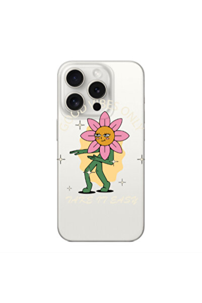 Other Apple iPhone 15 Pro Good Vibes Only Transparent Silicone TPU Θήκη