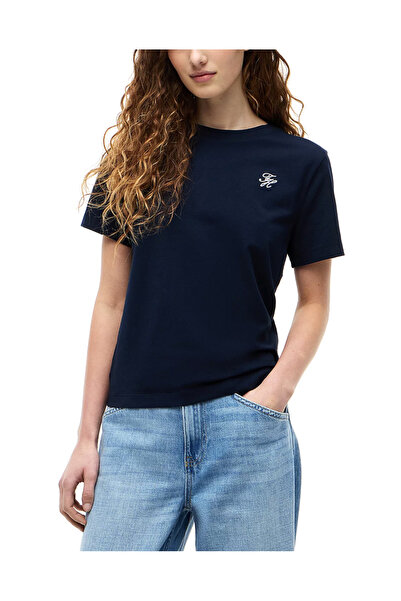Tommy Hilfiger Γυναικείο T-shirt Navy Μπλε WW0WW49941-C1G
