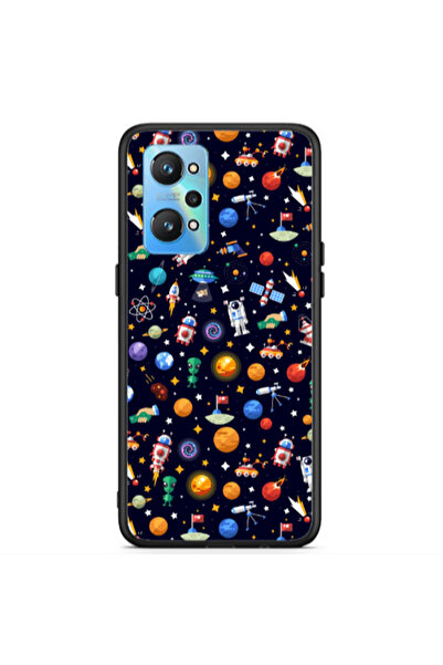 Other Realme Gt Neo 2 Small planets Black Glossy Θήκη