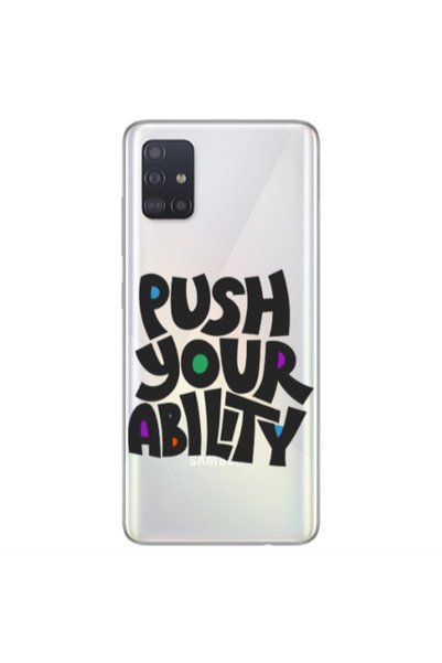 Other Samsung A51 Push Your Ability Transparent Silicone TPU Θήκη