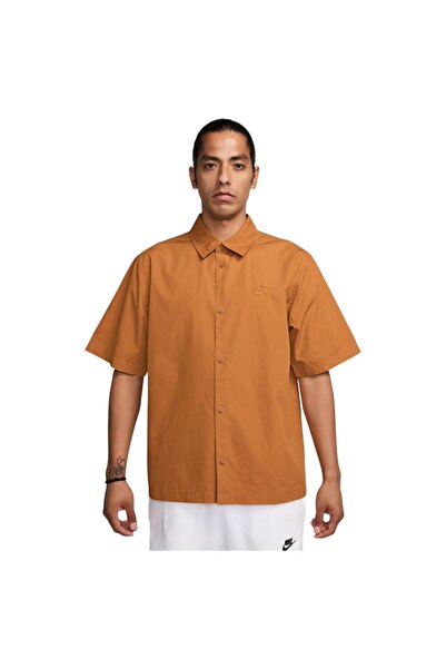 Nike Mens Club Short-Sleeve Button-Down Shirt XL