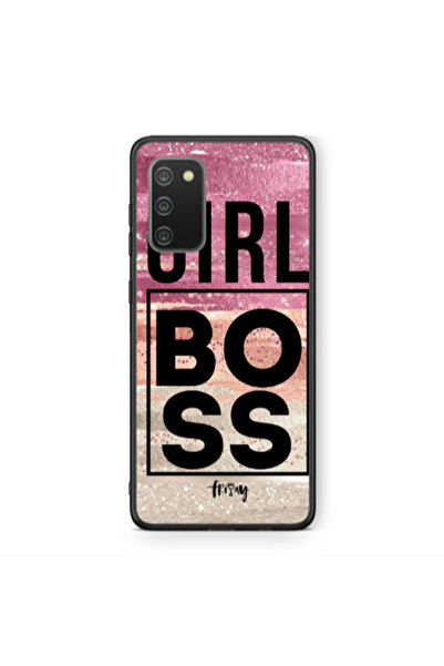 Other Samsung A02s Girl boss friday Black Glossy Θήκη
