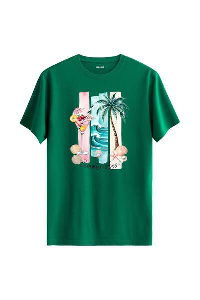 Colermi Summer Breeze Beach Themed T-Shirt