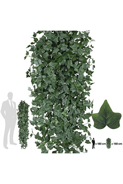 Roberto Rossi Iedera artificiala H180cm cu 850 frunze verde inchis
