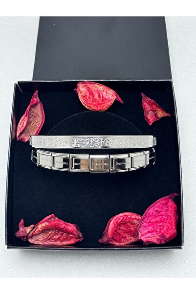 VENTİ VENTİSCA Italian Bracelet with Steel Ayetel Kürsi Father's Day Valentin...