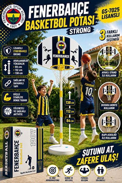 AVESSA Lisanslı FB-5250 FB Basketbol Potası Strong - 3 Boyda Farklı Kullanım ...