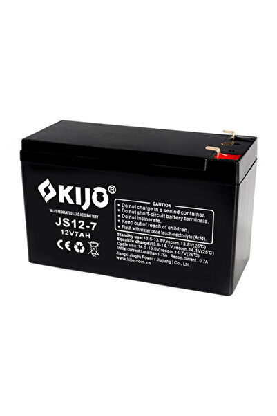KIJO Baterie AGM 12V, 7Ah, F1 - JS12-7