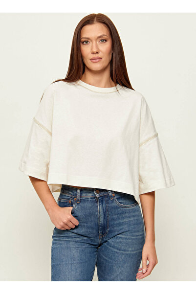 BOSS Beyaz Kadın T-Shirt 50556372