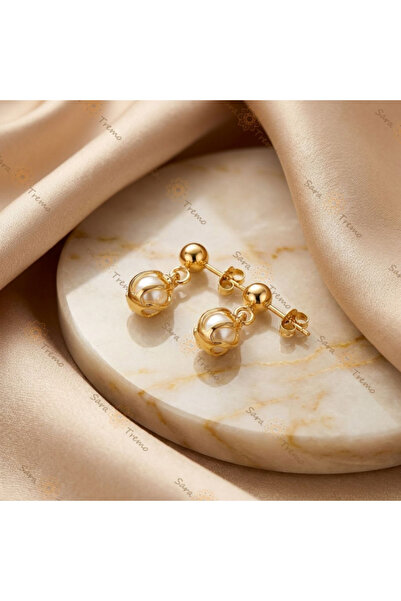 SaraTremo Knot of Elegance Earrings – 18K Gold Plated Earrings Brazil