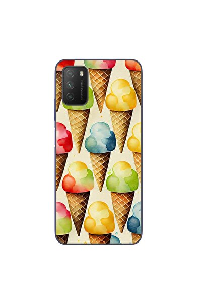 OEM Case compatible with Xiaomi Poco M3 Silicone Gel Tpu Model Icecream Pattern