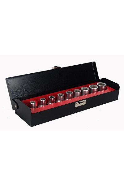 Bass Polska Set of 9 tubular sockets, Bass Polska, TORX, 1/2"