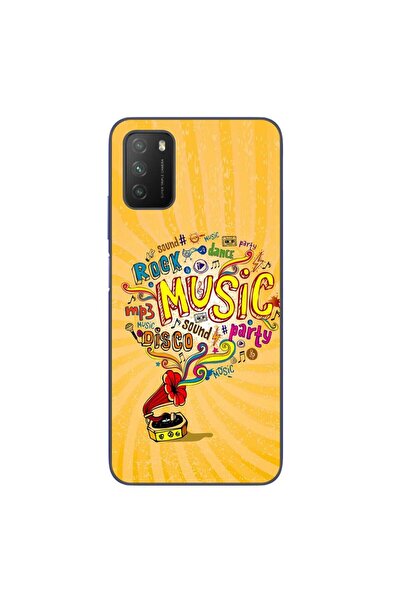 OEM Husa compatibila cu Xiaomi Poco M3 Silicon Gel Tpu Model Muzica la Gramofon