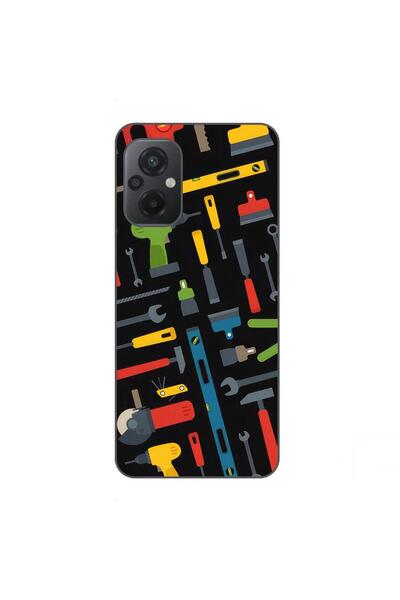 OEM Case compatible with Xiaomi Poco M5 Silicone Gel Tpu Model Tools Pattern
