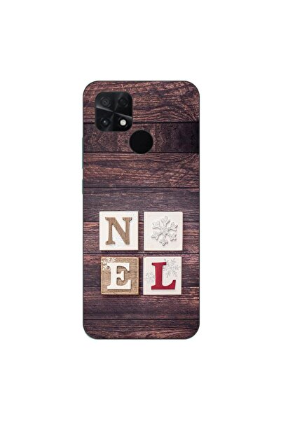 OEM Case compatible with Xiaomi Poco C40 Silicone Gel Tpu Christmas Noel Wood...