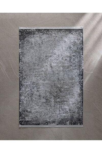 Madame Coco Gaspard İplik Boyalı Kadife Halı - Lacivert/Bej - 200x290 cm