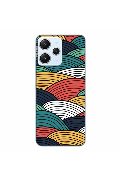 OEM Case compatible with Xiaomi Redmi 12 4G Silicon Gel Tpu Pattern Abstract ...