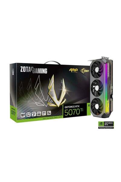 ZOTAC GAMING GeForce RTX 5070 Ti AMP Extreme INFINITY 16GB GDDR7 Graphics Card