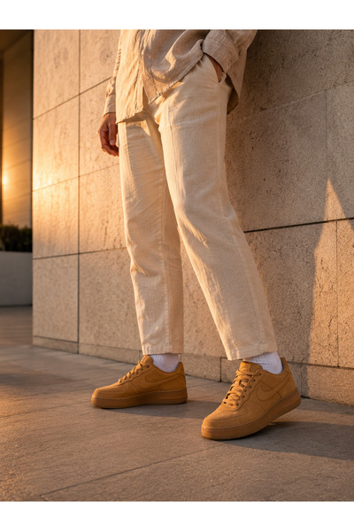 Nike حذاء رياضي يومي للجنسين من Air Force 1 Bq5485-700