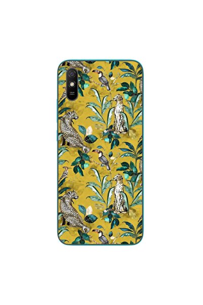 OEM Case compatible with Xiaomi Redmi 9A Silicone Gel Tpu Model Yellow Jungle...