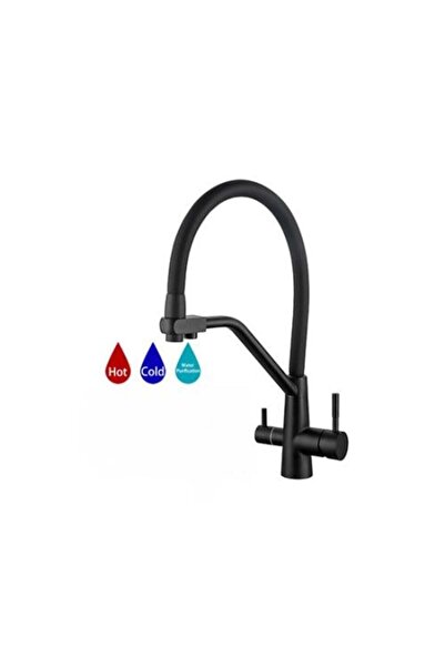SAQİ Luxury integrated sink faucet (Black – Bronze – Titanium)