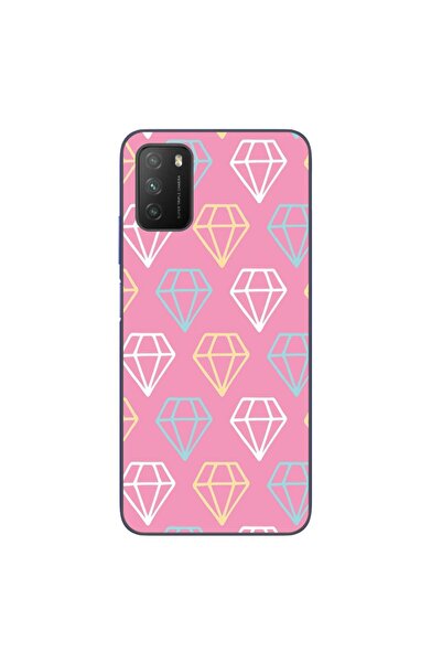 OEM Husa compatibila cu Xiaomi Poco M3 Silicon Gel Tpu Model Diamond Pattern ...