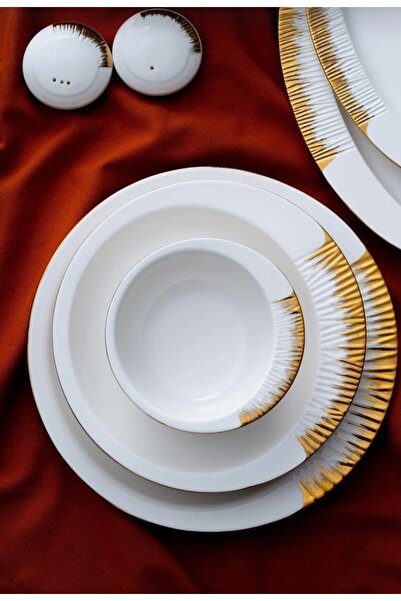 ERVA Sherry Gold 6 Kişilik 29 Parça Yemek Takımı